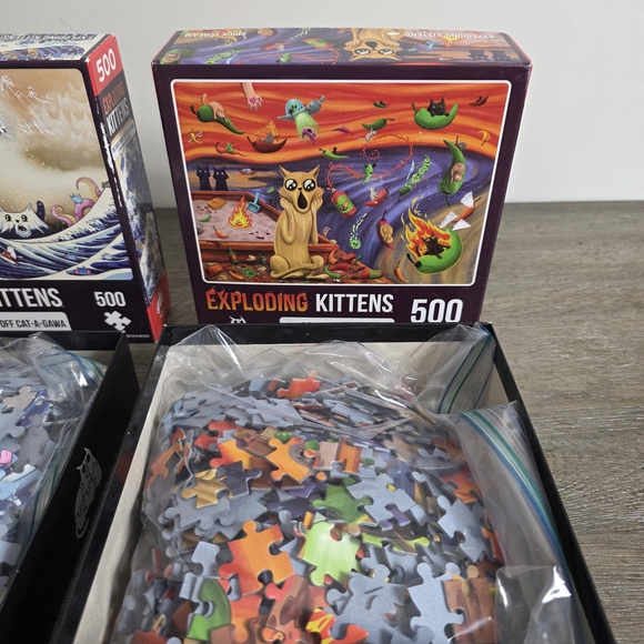 Exploding Kittens Puzzle Set - Picture 7 of 8